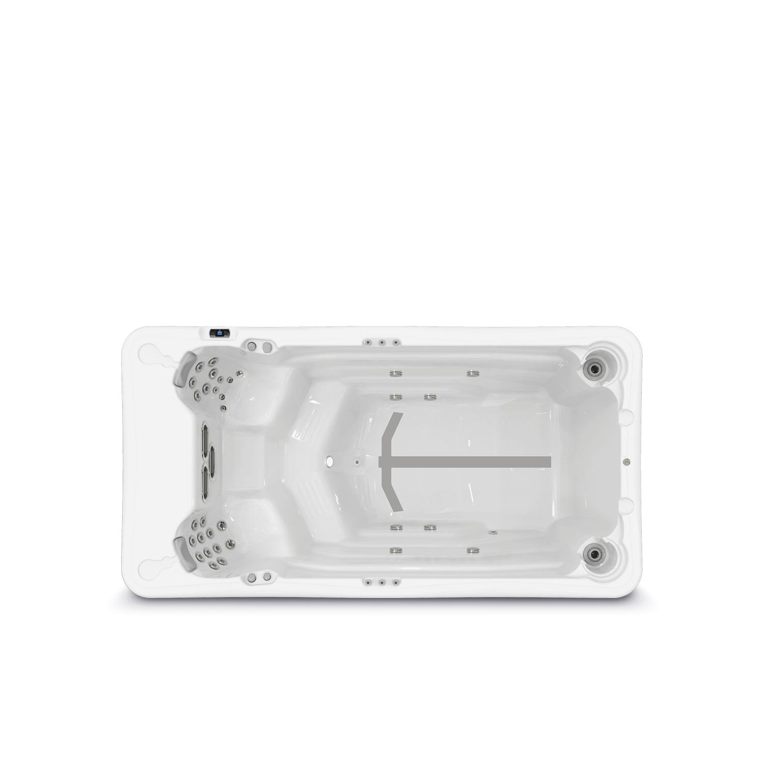 WELLIS StreamLife Swim spa Danube Riverjet up view 1500