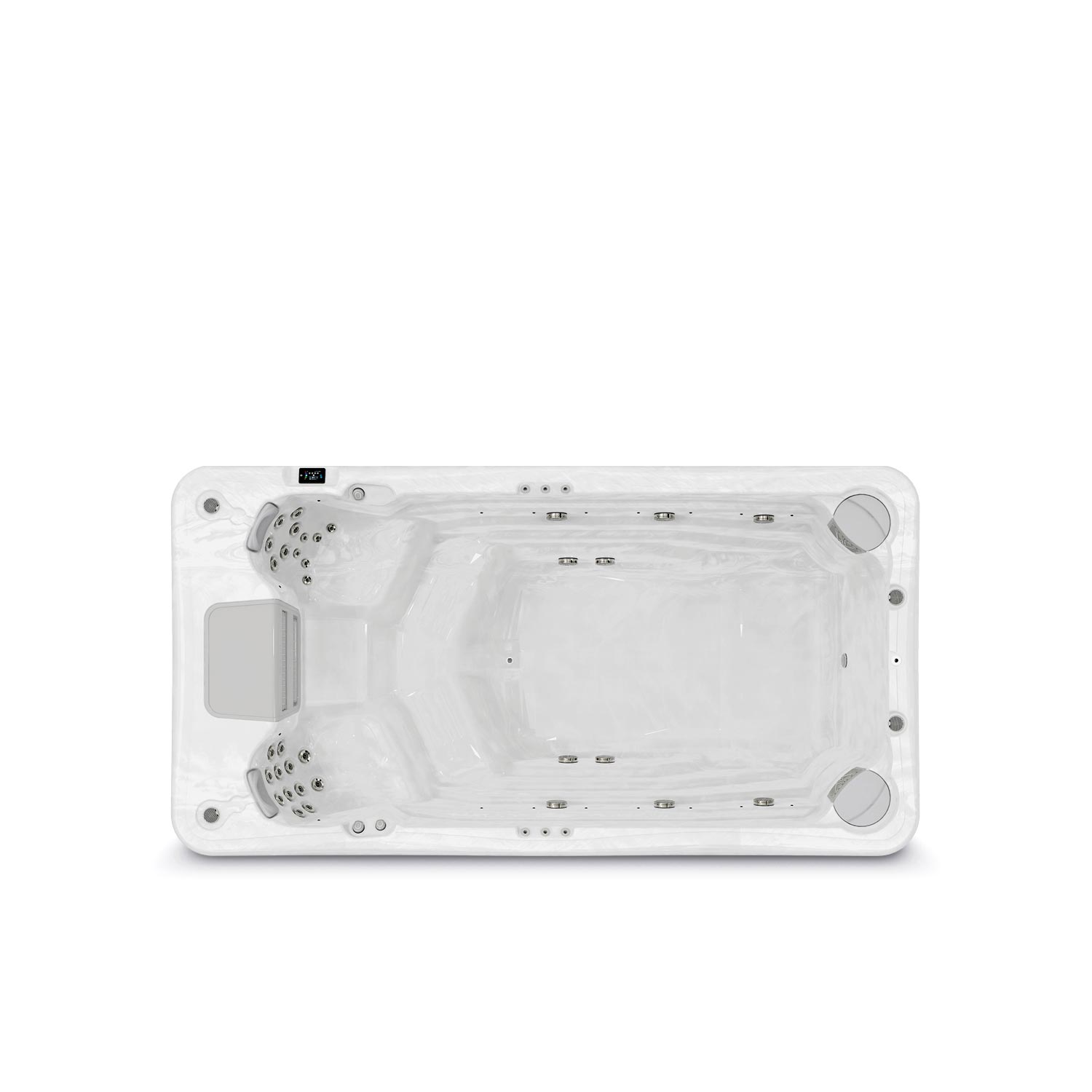 WELLIS StreamLife Swim spa Danube W Flow up view 1500