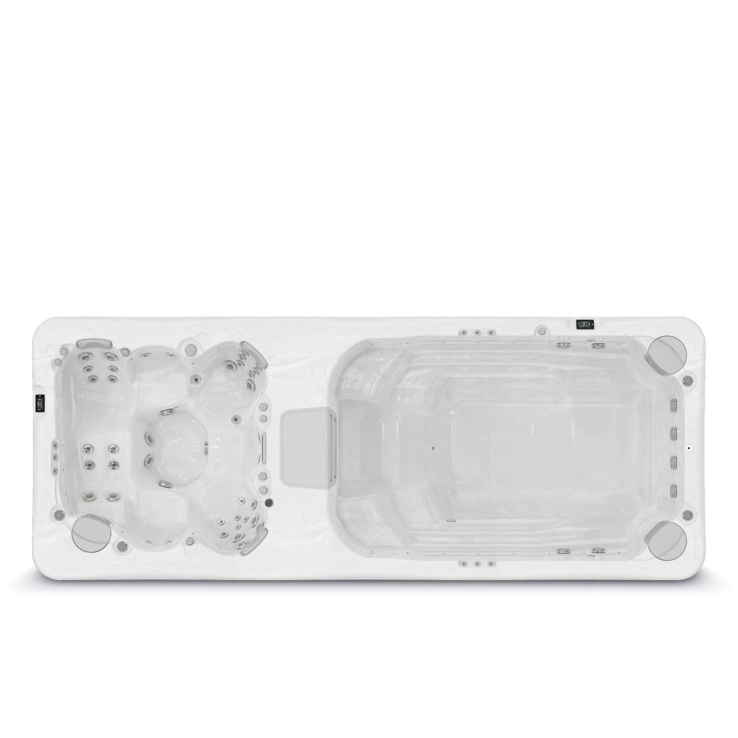 WELLIS StreamLife Swim spa Rio Grande W Flow up view 1500