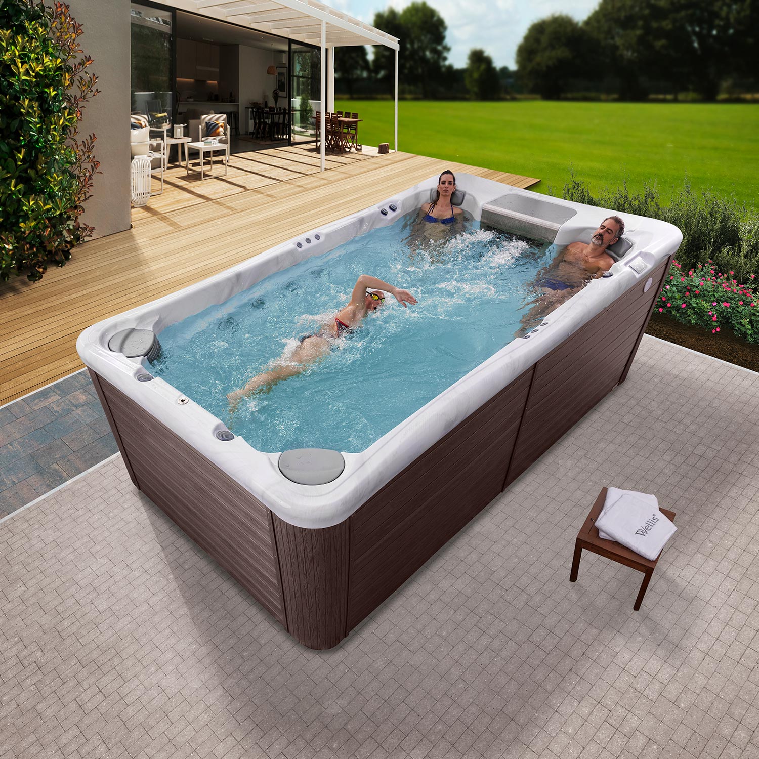 Wellis Danube swimspa lifestyle1